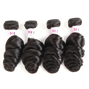 Wholesale Loose Wave 100% Raw Unprocessed Virgin Brazilian Remy Human Hair Bulk Extension