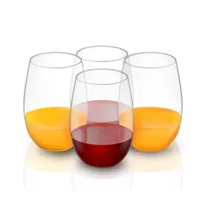 Lot de 4 16oz Tritan En Plastique Verres À <span class=keywords><strong>Vin</strong></span> Incassables Rouge Blanc Ensemble de <span class=keywords><strong>Verre</strong></span> à <span class=keywords><strong>Vin</strong></span> Verres - Product Image 5