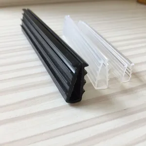 Sliding door rubber seals plastic profiles u shaped edge strip