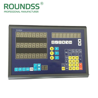 Roundss AC110-240V高精度3軸ドリル/旋盤/フライス盤デジタル読み取りDROおよび3個のリニアスケール