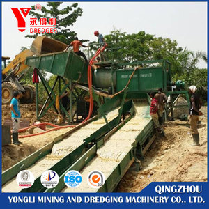 50 ~ 1000 TPH Alluvial Mobile Trommel Gold Wash Plant pour l'extraction de sable alluvial en Sierre Leone - Product Image 5
