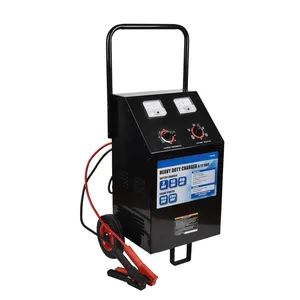 STC1212 2/10/40/200 Amps 6volt &12 volt manual Wheel Car Battery Charger with Engine Starter and Tester