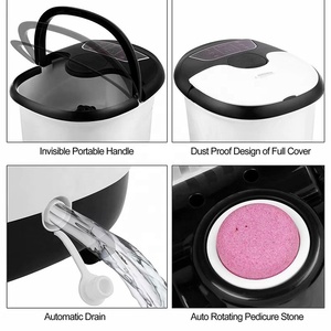 Listrik Rumah Pedikur Otomatis Panas Gelembung Foot Spa Pijat Mesin dengan Suhu Yang Dapat Disesuaikan - Product Image 6