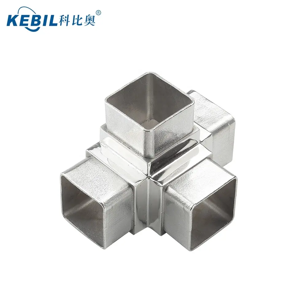 Stainless Steel 50mm Square Tube Connectors