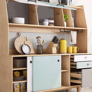 Jasiway Venta caliente cocina moderna uso sólido Aparador de madera con cajones - Product Image 4