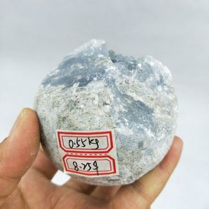 Géodes de cristal de célestine bleue de qualité supérieure, boules de célestine bleue - Product Image 4