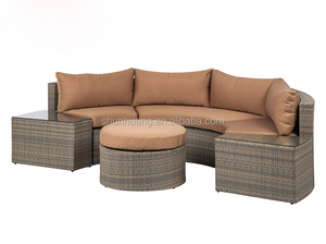 Vườn PE Mây <span class=keywords><strong>Sofa</strong></span> Bộ Với Ottoman - Product Image 5