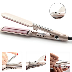 Ceramic Tourmaline Flat <strong>Iron</strong> <strong>Professional</strong> PTC <strong>Steam</strong> Hair Straightener Flat <strong>Iron</strong> Infrared Ceramic Tourmaline Flat <strong>Iron</strong> - Product Image 3