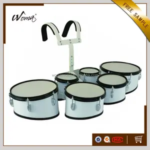 Sixtuple Cheapest Marching Tom Drums With Holder