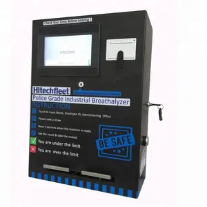 Power saving Touch LCD display breathalyzer with printer Free use, QR code payment, or guide client to download the APP