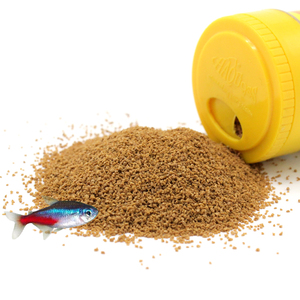 Alimento pequeño para peces tropicales, granulados de hundimiento lento, comida para peces de acuario - Product Image 1