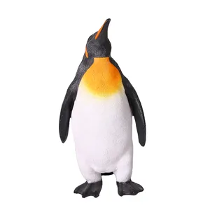 Personalizado de plástico de figuras vida tamaño resina estatua de pingüino para venta