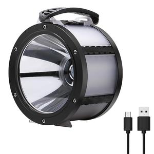 ไฟฉายทางทะเลรุ่นใหม่สำหรับใช้กลางแจ้งไฟฉายสปอร์ตไลท์ Led แบบมือถือสำหรับการล่าสัตว์พร้อม USB แบบชาร์จไฟได้คำเตือนฉุกเฉิน - Product Image 2