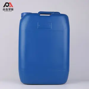 Baril en plastique carré de couleur naturelle, de 20l, résistant aux produits chimiques, pour le stockage