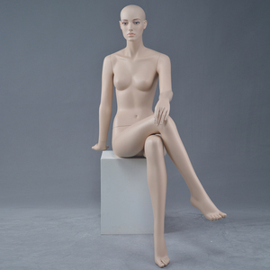 Sexy posant peau comme la fiber de verre moderne unique <span class=keywords><strong>veuve</strong></span> affichage pas cher mannequin assis féminin - Product Image 4