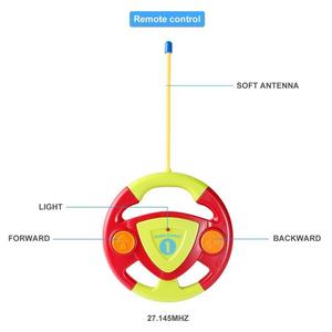 My First RC Cartoon Fire Truck Vehicle-Juguete <span class=keywords><strong>de</strong></span> control remoto <span class=keywords><strong>de</strong></span> 2 canales con música, luces y sonidos para bebés, niños pequeños - Product Image 4