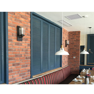 Direkt ab Werk hergestellte Stein produkte liefern Wand paneele Leichtes dünnes künstliches rotes Ziegel furnier - Product Image 6