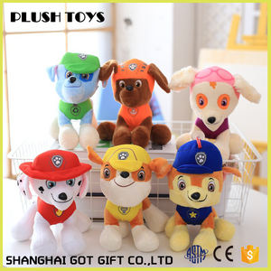 Regalos de la promoción logo personalizada multicolor perro fábrica de juguetes de felpa - Product Image 2