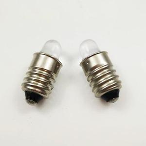 E10 a Base di vite <span class=keywords><strong>faretto</strong></span> a <span class=keywords><strong>LED</strong></span> DC 3V luce bianca di ricambio per torcia elettrica medica - Product Image 2
