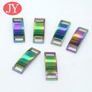 Personalizado Colorido Cadarço Fivela De Metal Charme Acessórios Sapato com Decorações De Logotipo Metal Dubrae Decorações De Sapato Personalizado - Product Image 4