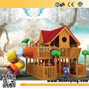 Casa <span class=keywords><strong>de</strong></span> juegos <span class=keywords><strong>de</strong></span> madera <span class=keywords><strong>para</strong></span> niños, casa <span class=keywords><strong>de</strong></span> juegos al aire libre con tobogán, zona feliz - Product Image 2