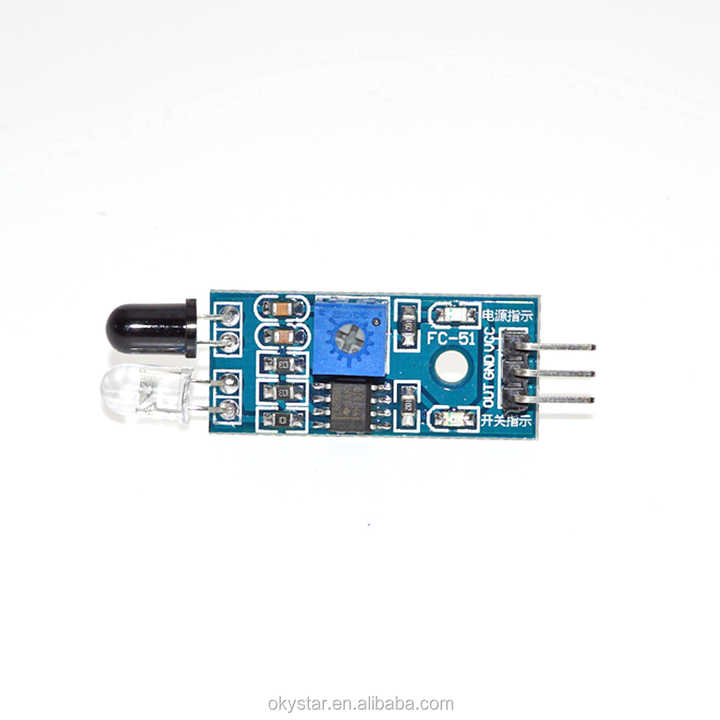 Composant Robotique Capteurs Infrarouge Éviteurs D'Obstacles - Lot De 5 Modules 3.3-5V Pour Robots Et Voitures Intelligentes Capteur Robotique 3.3-5V