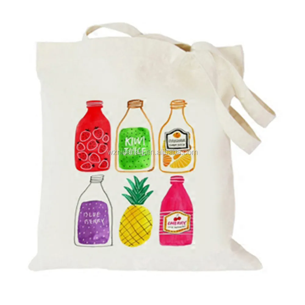 Cotton Shopping Bag Nicepacking Custom White Cotton Cloth Shopping Bag Cotton Carry Bag For Daily Using