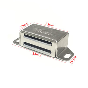 La porta dell'armadio magnetico in acciaio inossidabile cattura le chiusure dell'armadio con un forte fermo magnetico per mobili - Product Image 2