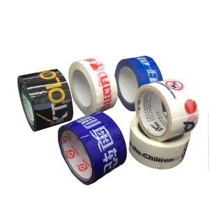 Branded Kleurrijke Logo Gedrukt Adhesive Pakket Box Tape Voor Carton Sealing