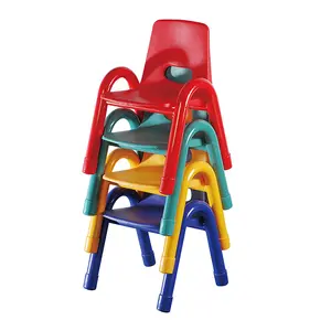 ПП пластиковая мебель для детского сада металлический детский стул