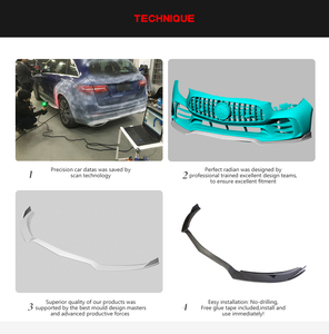 In Fibra di carbonio <span class=keywords><strong>GT</strong></span> R Paraurti Anteriore Lip Splitter per <span class=keywords><strong>Mercedes</strong></span> Benz AMG <span class=keywords><strong>GT</strong></span> R 16-18 - Product Image 6