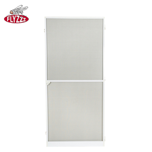 ราคาถูกหน้าแรกตกแต่งสีขาวอลูมิเนียม swing ไฟเบอร์กลาสหน้าจอบานพับประตู - Product Image 1