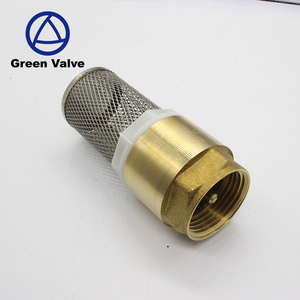 Vanne <span class=keywords><strong>de</strong></span> retenue femelle filetée Green-GutenTop en acier inoxydable avec filtre en maille et pied en laiton avec filtre - Product Image 5
