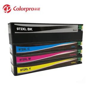 Colorpro 972xl Recycle Ink Cartridge for H- printer PageWide Pro 452dn/452dw/452dwt/477dn/477dw/477dwt/552dw