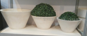 Urne ronde <span class=keywords><strong>en</strong></span> Fiberclay antigel trou de drainage <span class=keywords><strong>pot</strong></span> de fleur et jardinière <span class=keywords><strong>en</strong></span> fibre de verre poly résine - Product Image 3