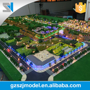 Ho modello treno scala per master planning costruzione di edifici, architettura modello in scala - Product Image 1