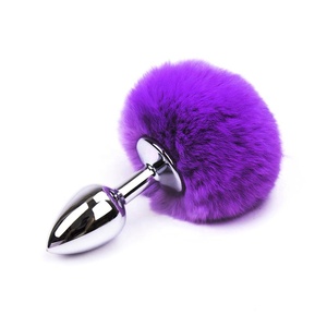 6 colori 3 taglie in acciaio inox <span class=keywords><strong>coda</strong></span> di coniglio anale <span class=keywords><strong>Plug</strong></span> femmina Bondage Bunny Fetish SM <span class=keywords><strong>Plug</strong></span> di testa - Product Image 5