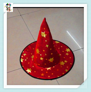 Disfraz <span class=keywords><strong>de</strong></span> Halloween para niños, sombrero <span class=keywords><strong>de</strong></span> <span class=keywords><strong>bruja</strong></span> <span class=keywords><strong>con</strong></span> <span class=keywords><strong>plumas</strong></span>, HPC-0227 - Product Image 4