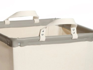 Panier à linge <span class=keywords><strong>en</strong></span> <span class=keywords><strong>toile</strong></span> <span class=keywords><strong>blanche</strong></span>, organisateur à domicile, <span class=keywords><strong>toile</strong></span> <span class=keywords><strong>blanche</strong></span>, panier à linge sur roues, 551, 11 - Product Image 4