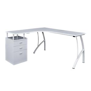 Escritorio de Oficina en Forma de L de Alta Calidad, Diseño Moderno e Innovador, Fabricación Profesional, Material de Panel de Madera, Precio de Promoción - Product Image 2
