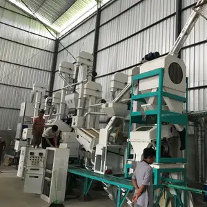 Fully automatic complete set rice mill machine made in china for sale