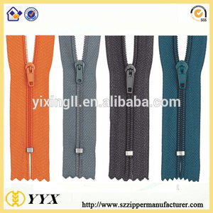 # 5 <span class=keywords><strong>or</strong></span> personnalisé dents <span class=keywords><strong>en</strong></span> nylon fermeture à glissière avec auto curseur ou pas curseur avec usine - Product Image 3