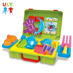 Arena niños juguetes de playa conjunto caja portátil juguetes de playa de arena