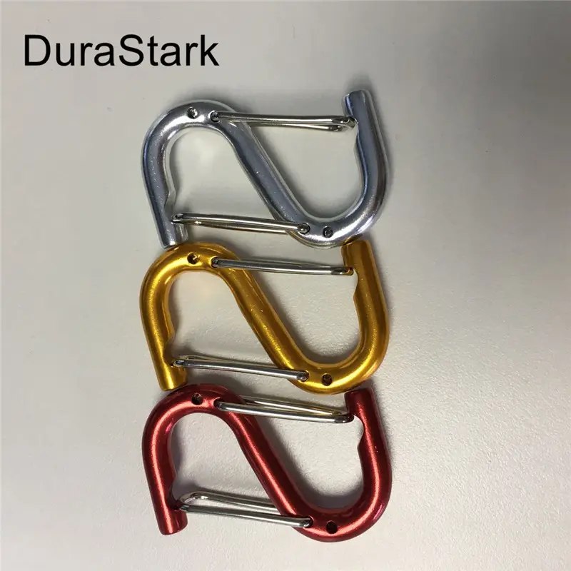 אלומיניום carabiner וו בטיחות חגורה, כלב חגורת הצמד וו, כבד החובה לחיות מחמד חומרה