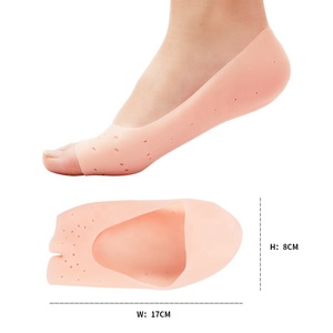 جوارب كعب صبار سيليكون مع قوس يدعم النعال المريحة غرست مع غسول للعناية بكعب جاف متصدع - Product Image 4
