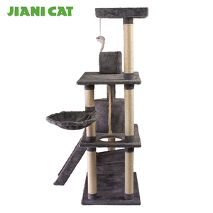 China plush mascot wood supplier toys furnitures cat scratcher tree - Product Image 3