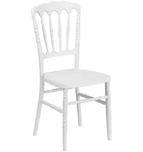 木质二手白色廉价金色拿破仑椅子酒店家具，2016优质树脂婚礼Chivari椅子树脂塑料现代T/T