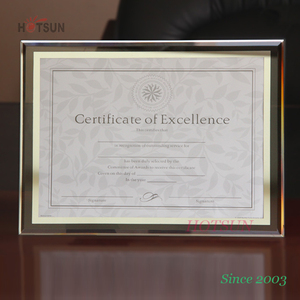 Bán Buôn Chất Lượng Cao A4 Acrylic Giấy Chứng Nhận Khung - Product Image 2