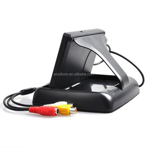 4.3 inch nhỏ <span class=keywords><strong>mini</strong></span> kỹ thuật số lật xuống có thể gập lại màn hình màn hình cho xe tải xe phía sau xem đảo ngược bãi đậu xe Bộ dụng cụ xe CCTV - Product Image 2