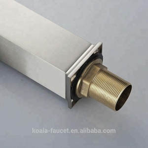 Ensemble de robinets élégants pour <span class=keywords><strong>lavabo</strong></span> de salle de bain Hpb 59-1 en laiton, robinet à poignée unique, débit en <span class=keywords><strong>cascade</strong></span>, mélangeur d'eau pour salle de bain - Product Image 5
